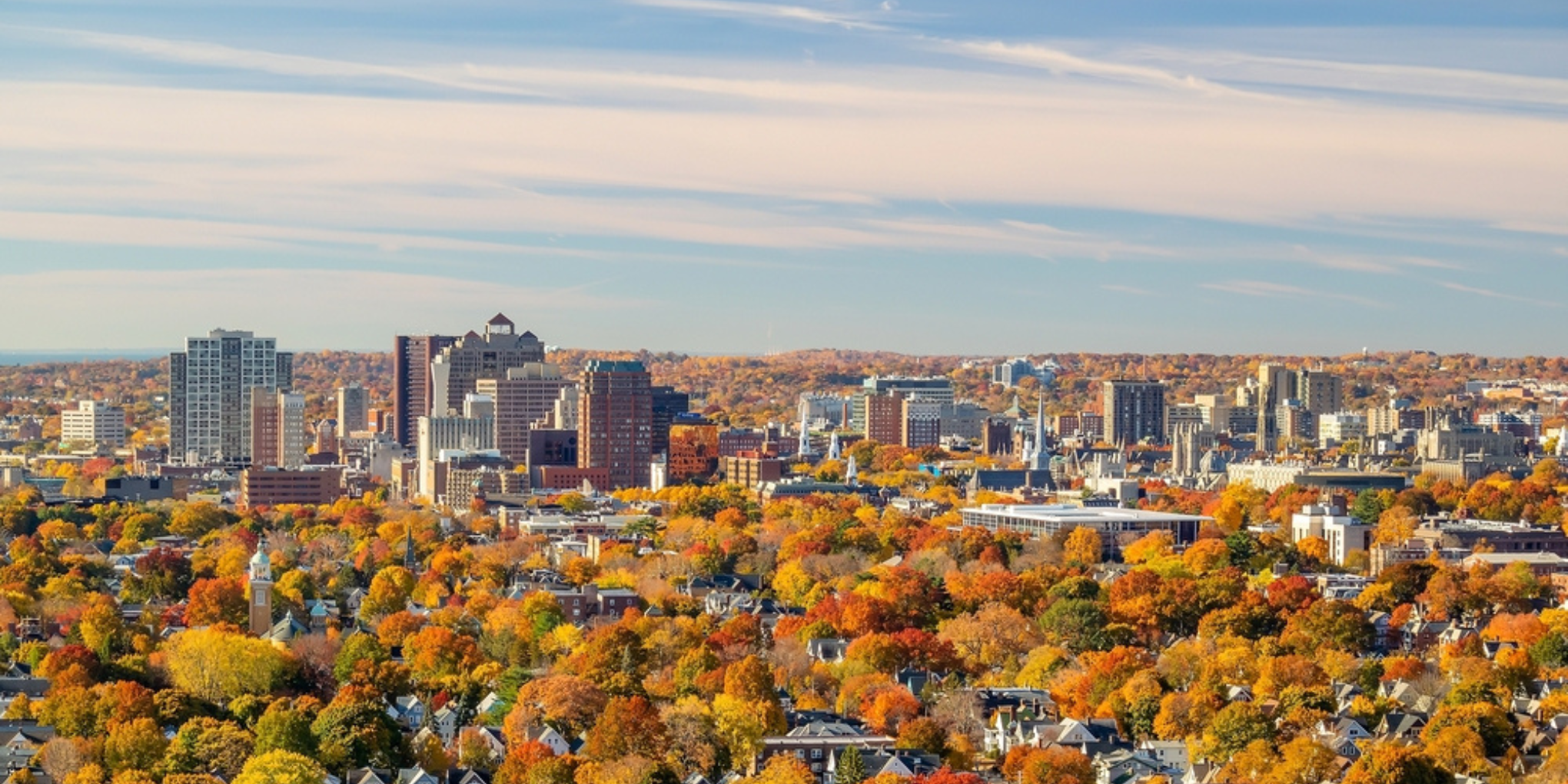 New Haven, CT skyline