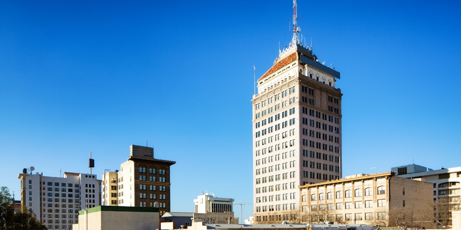 Fresno, CA skyline