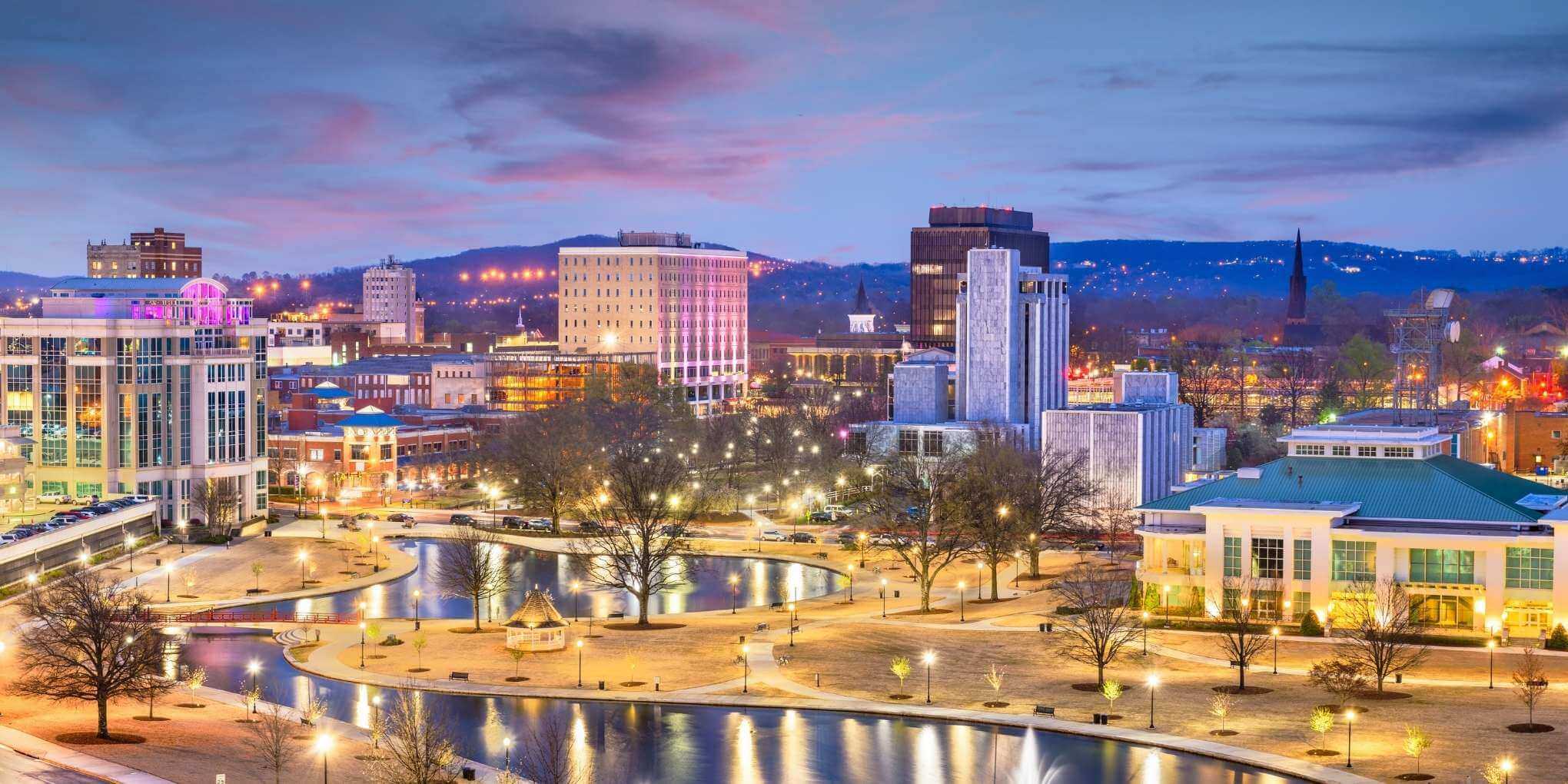 Huntsville, AL skyline