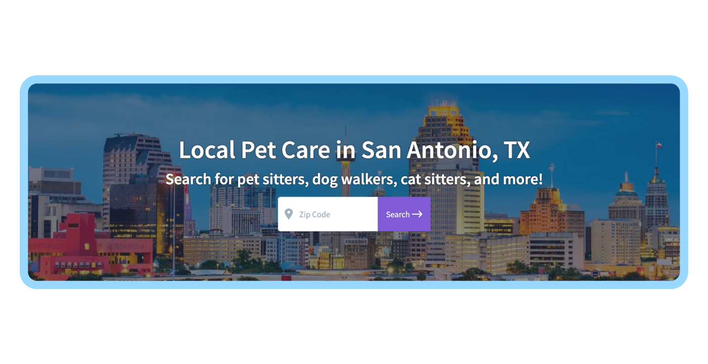 Find a pet care pro - San Antonio