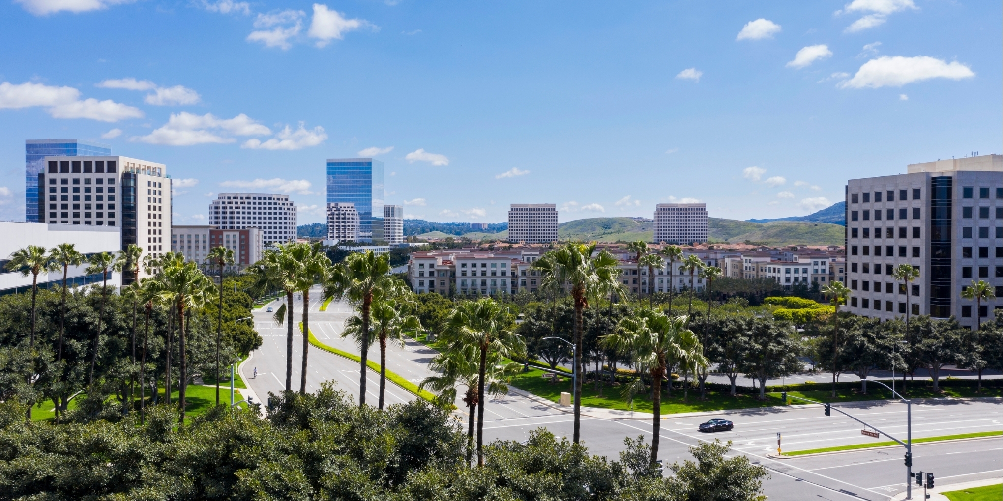 Irvine, CA skyline