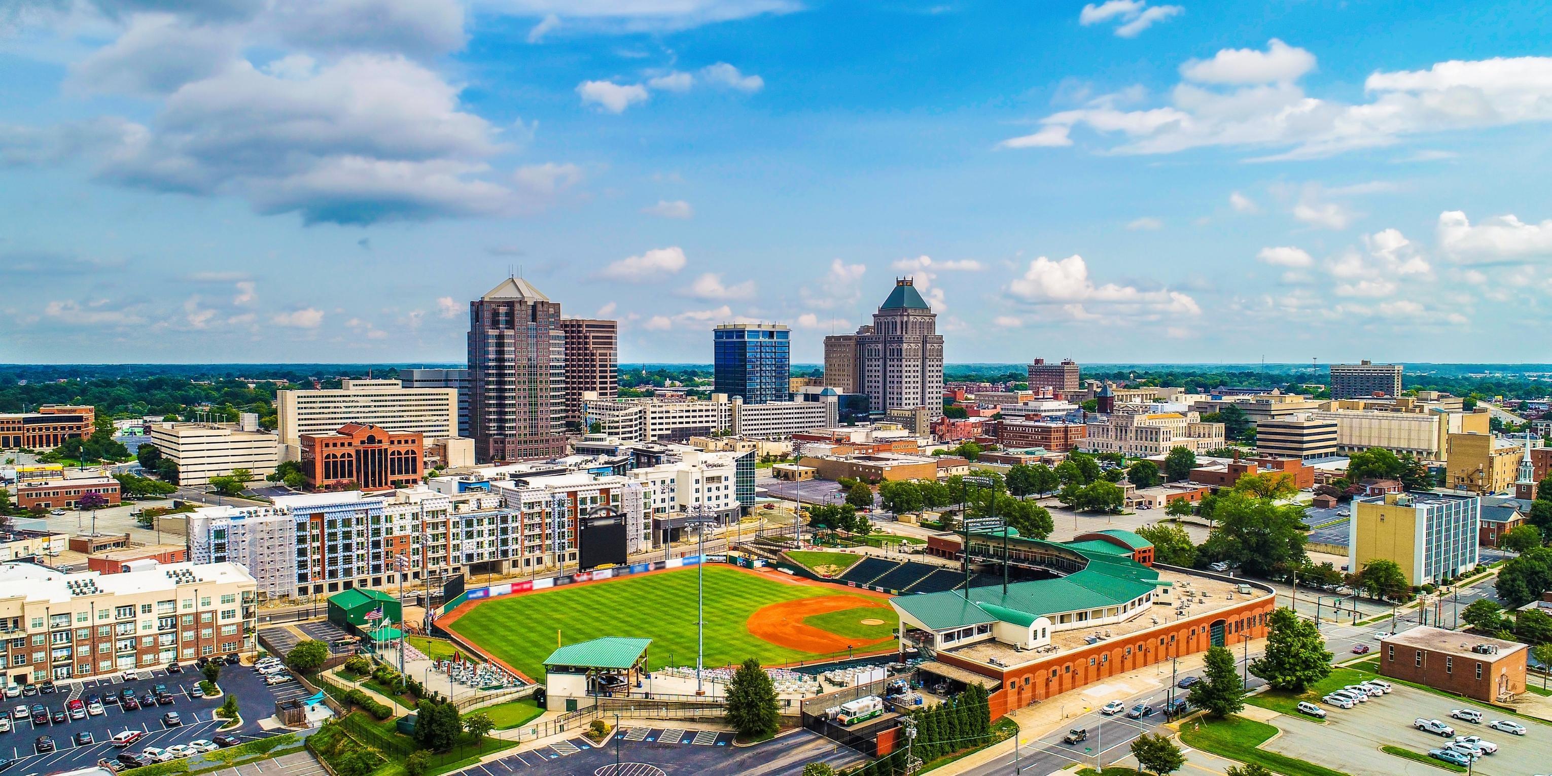 Greensboro, NC skyline