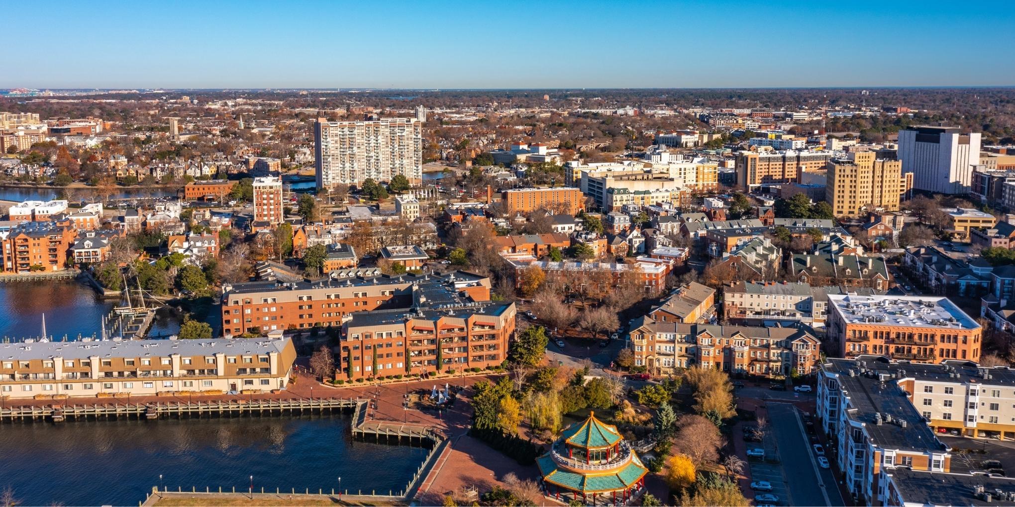 Norfolk, VA skyline