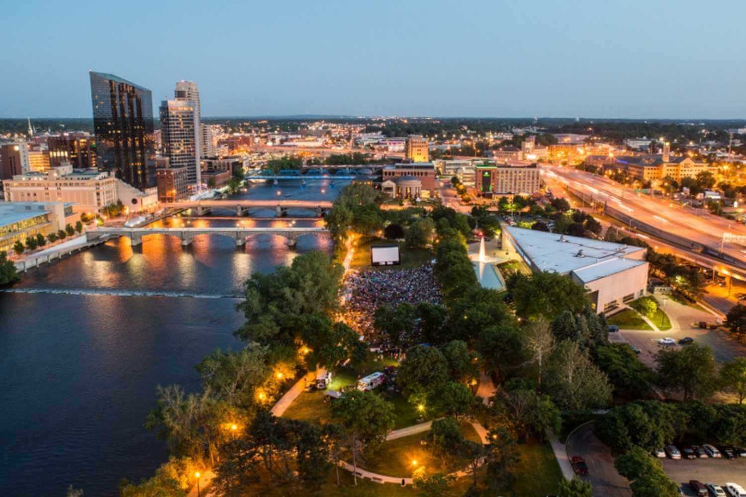Grand Rapids MI Skyline