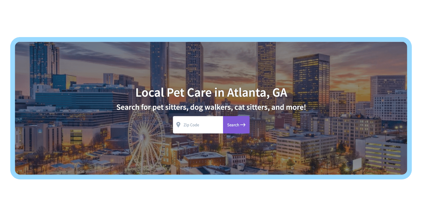 Find a pet care pro - ATL
