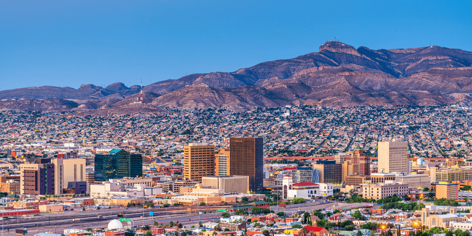 El Paso, TX skyline