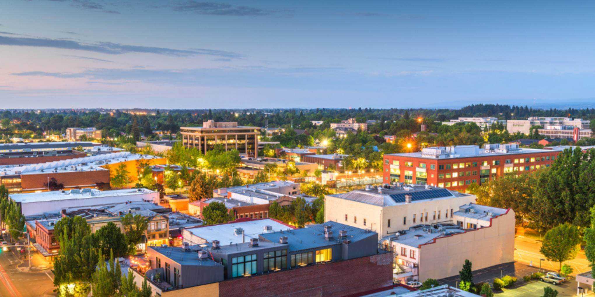 Salem, OR skyline