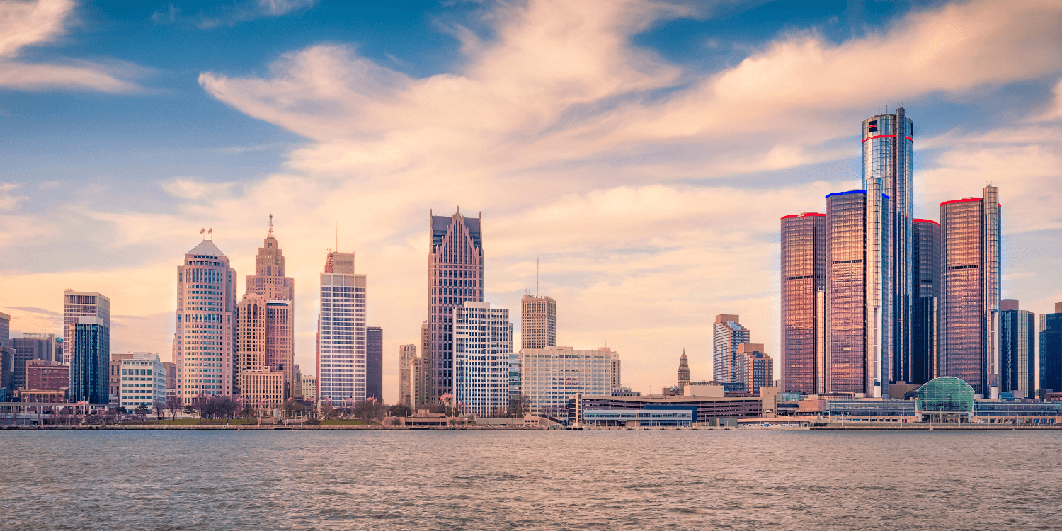 Detroit, MI skyline