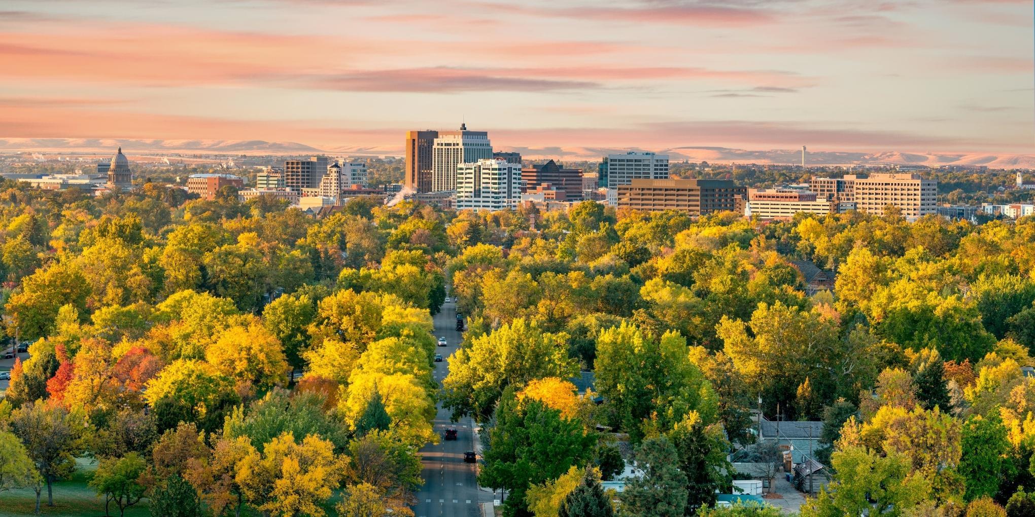 Boise, ID skyline
