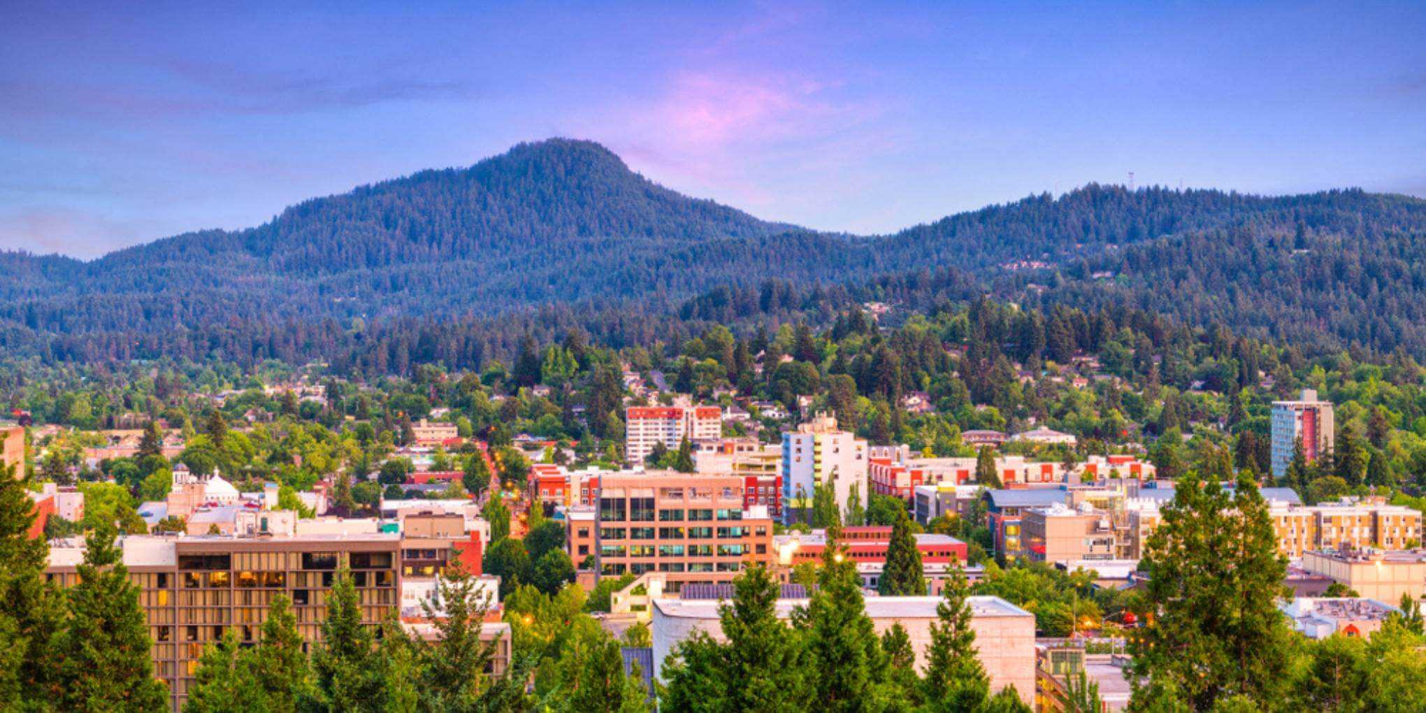 Eugene, OR skyline