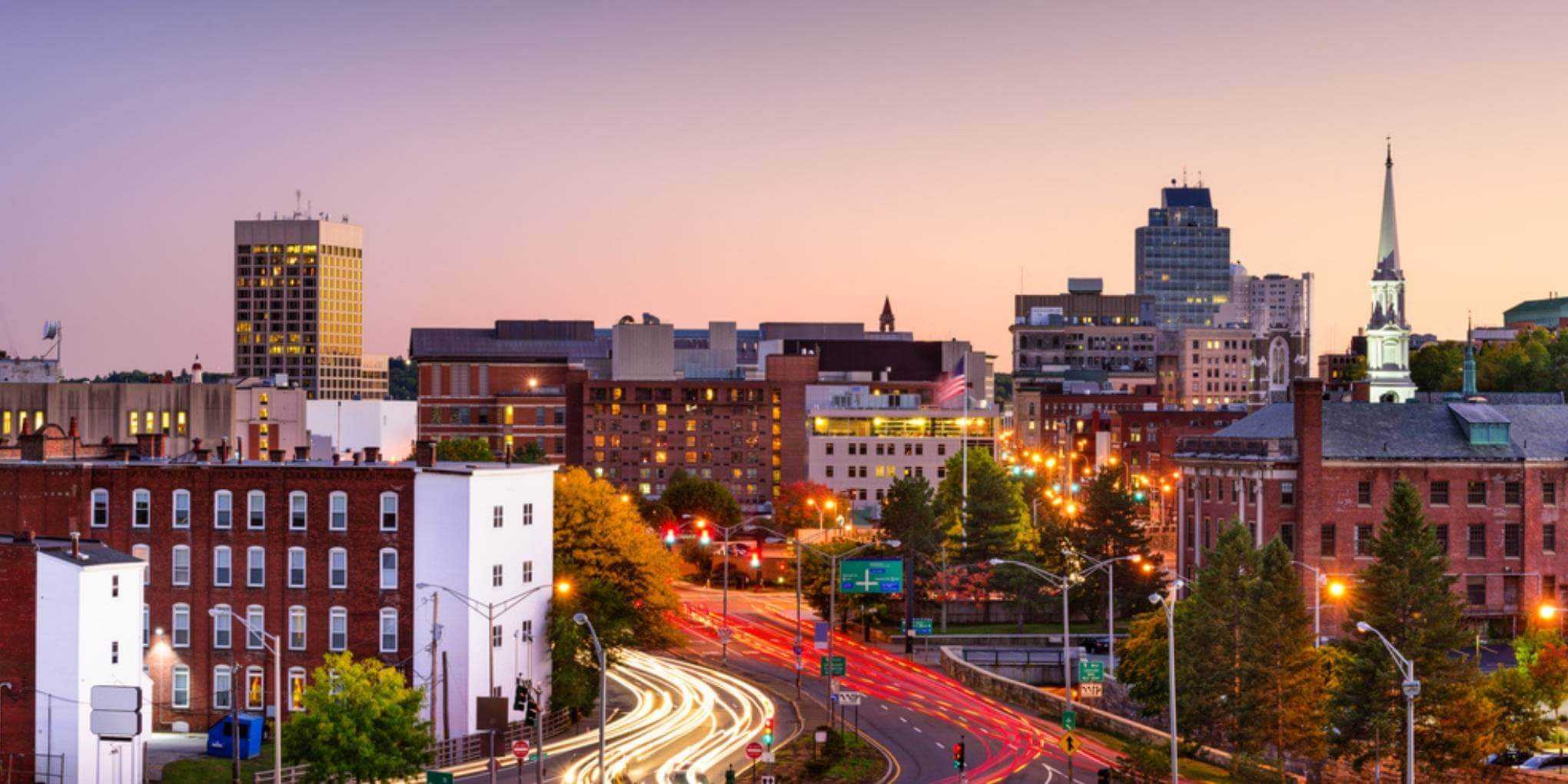 Worcester, MA skyline