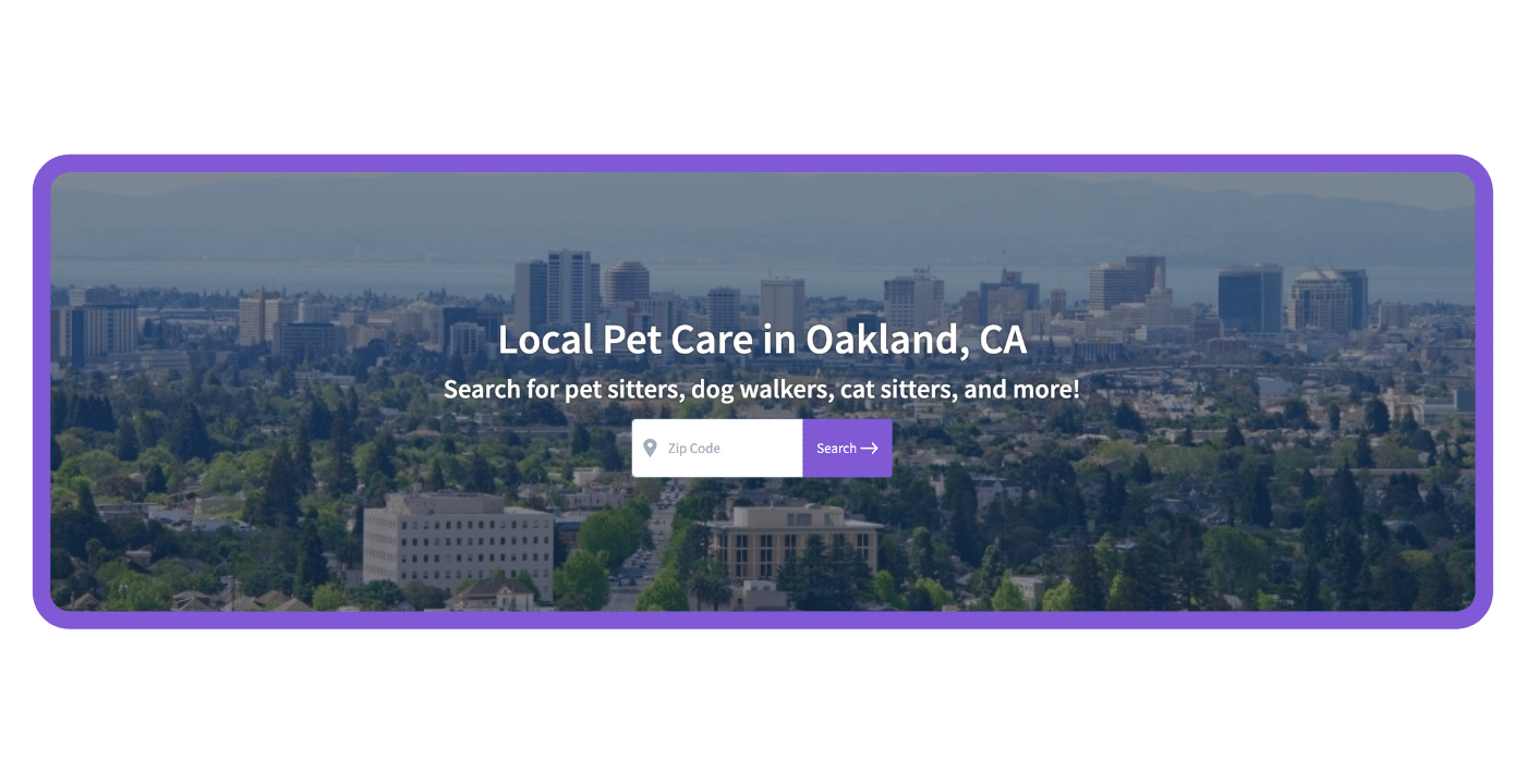 Find Local Pet Care - Oakland
