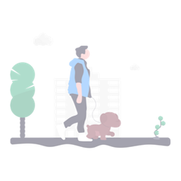 Mile Wide Pet Sitting logo