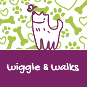 Wiggle and Walks Pet Care logo
