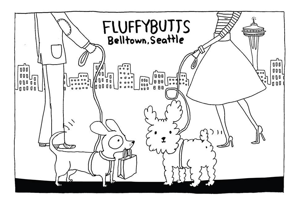 Fluffybutts Belltown logo