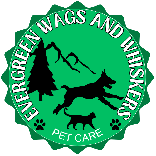 Evergreen Wags and Whiskers logo